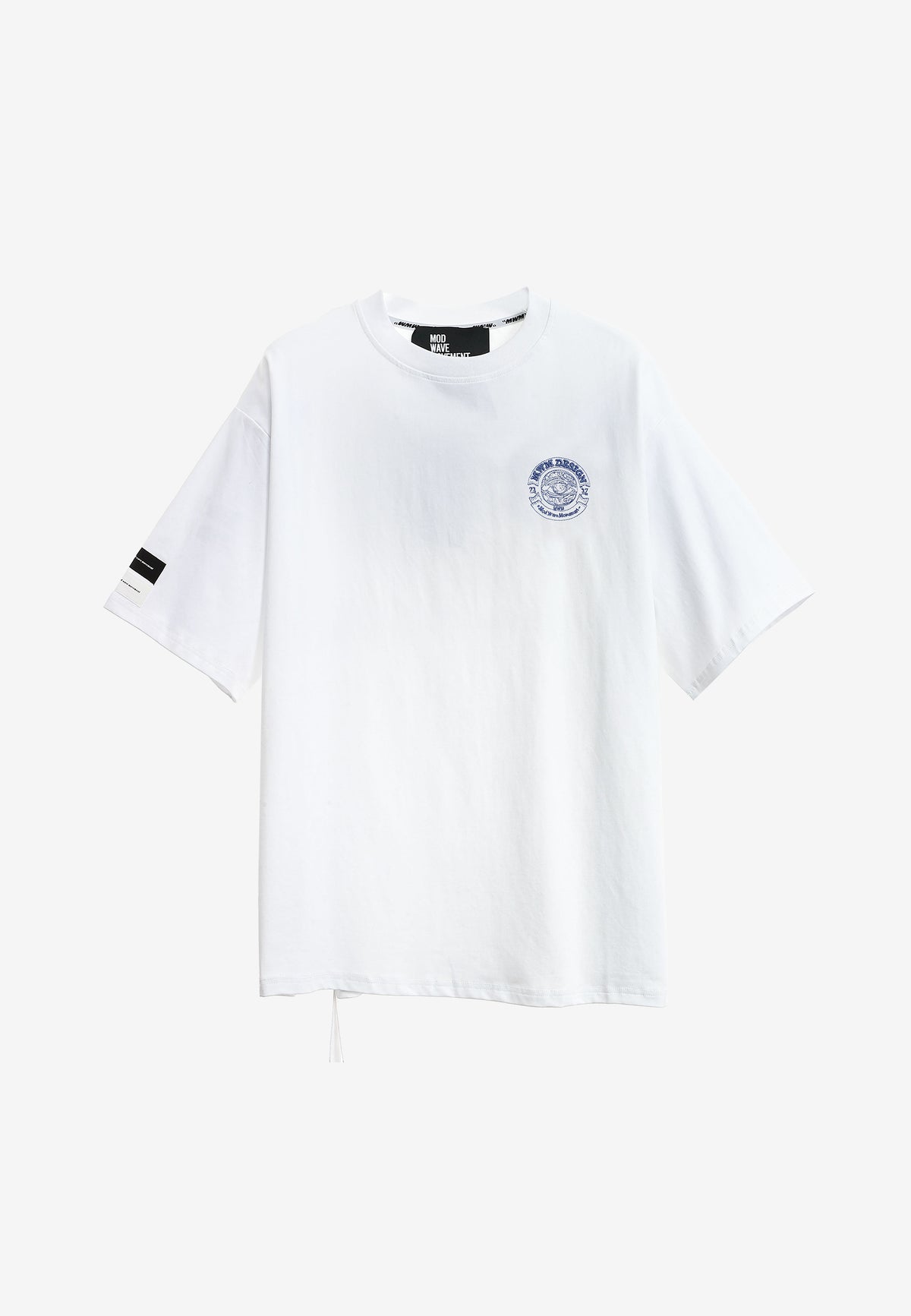 Camiseta de corte regular con motivo Eye MWM bordado en pecho y espalda | MWM [PS_COLORS:WHITE]