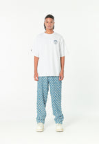 Camiseta de corte regular con motivo Eye MWM bordado en pecho y espalda | MWM [PS_COLORS:WHITE]