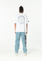 Camiseta de corte regular con motivo Eye MWM bordado en pecho y espalda | MWM [PS_COLORS:WHITE]