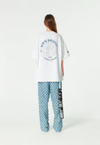 Camiseta de corte regular con motivo Eye MWM bordado en pecho y espalda | MWM [PS_COLORS:WHITE]