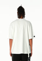 Camiseta Faces de algodón mercerizado con print de gran formato | MWM [PS_COLORS:WHITE]