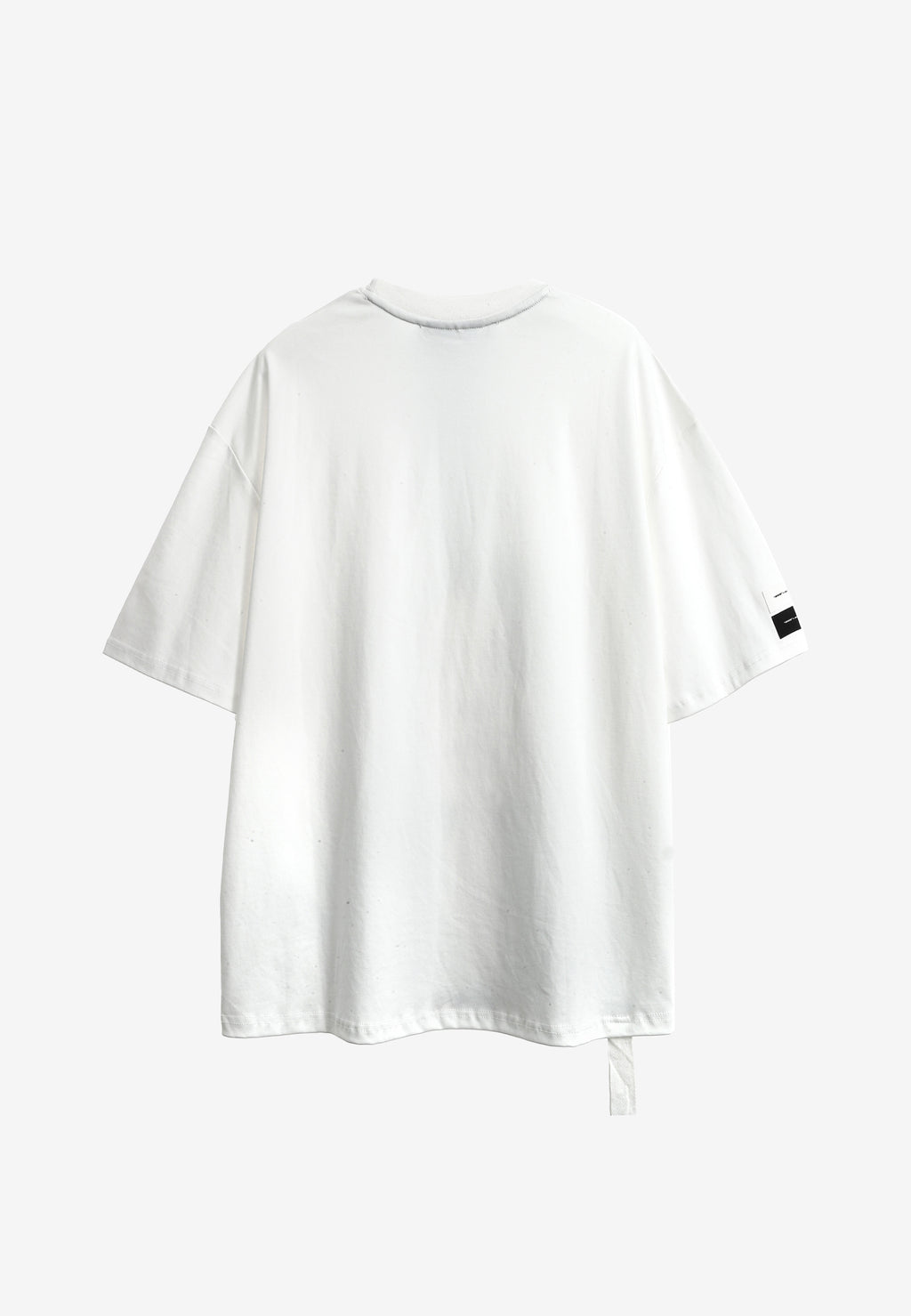 Camiseta Faces de algodón mercerizado con print de gran formato | MWM [PS_COLORS:WHITE]