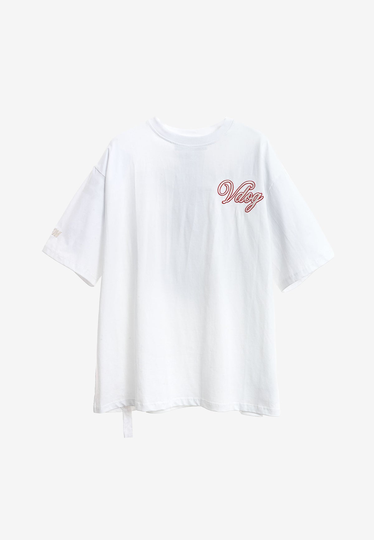 Camiseta Vanguard Dogs VDOG de corte regular con bulldog y aplicaciones efecto piel en la espalda | MWM [PS_COLORS:WHITE]