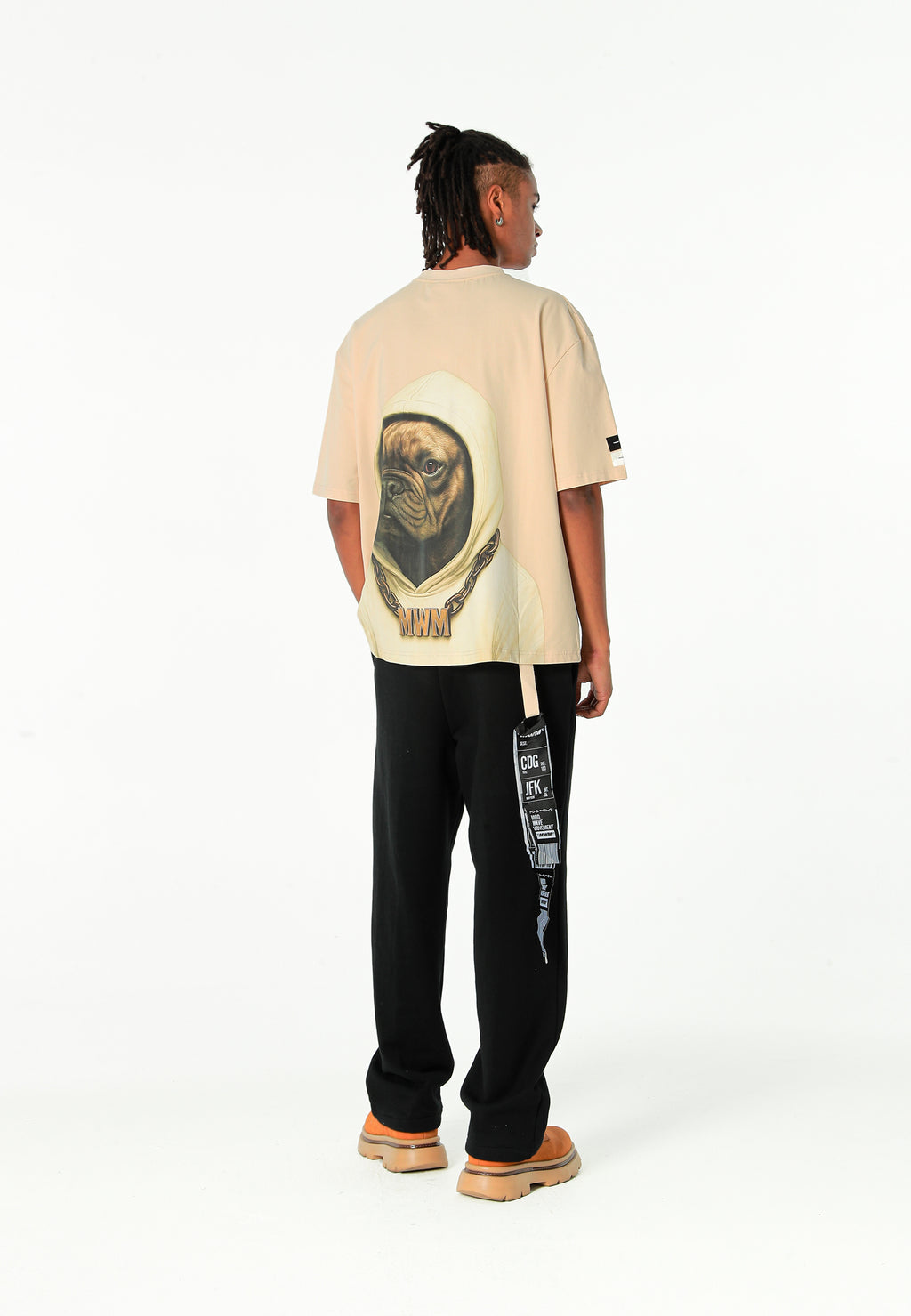 Camiseta oversize Vanguard Dogs Faces con print de bulldog en la espalda | MWM [PS_COLORS:UNASSIGNED]