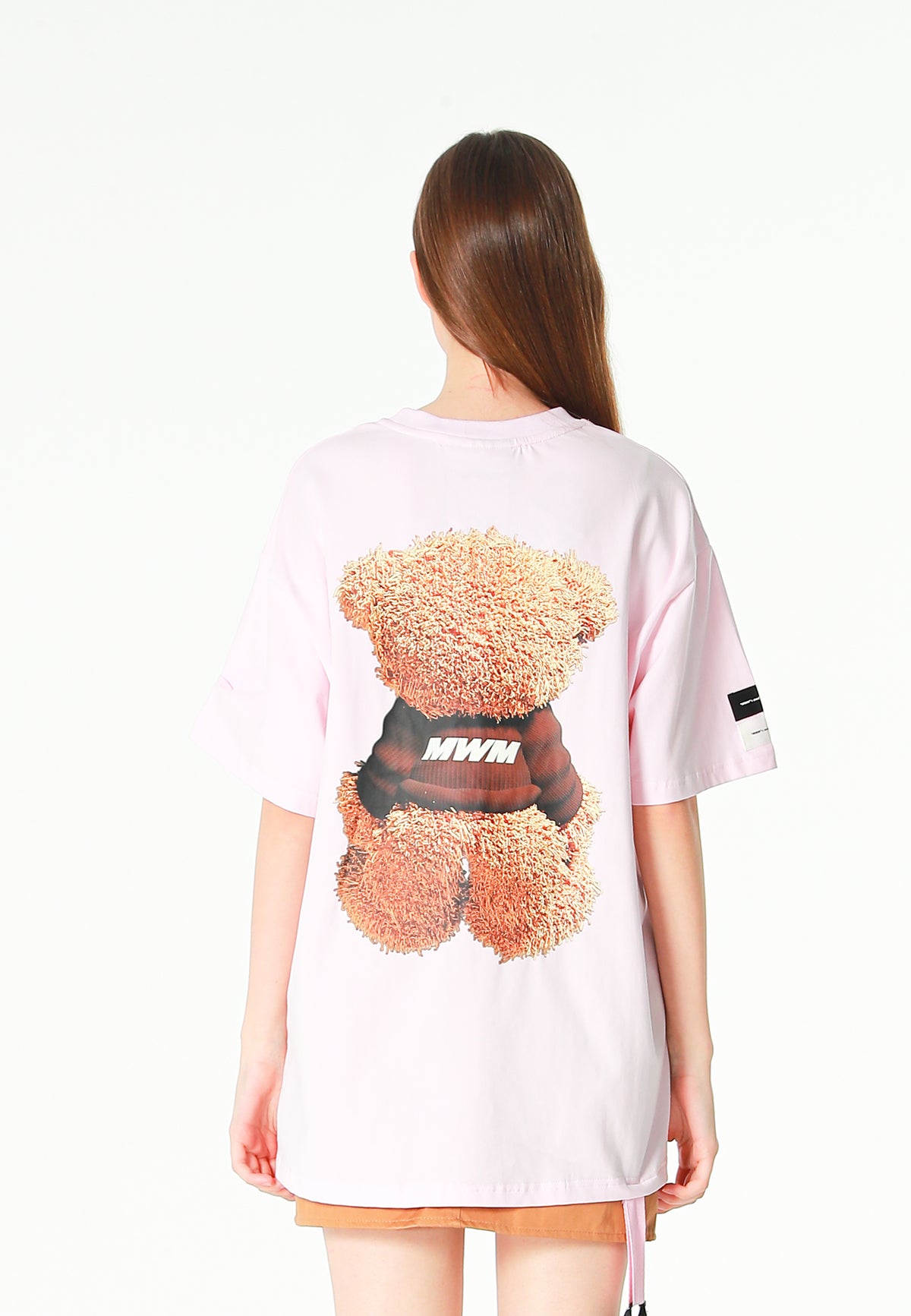 Camiseta TEDDY de corte regular con print Teddy en frontal y espalda | MWM [PS_COLORS:PINK]