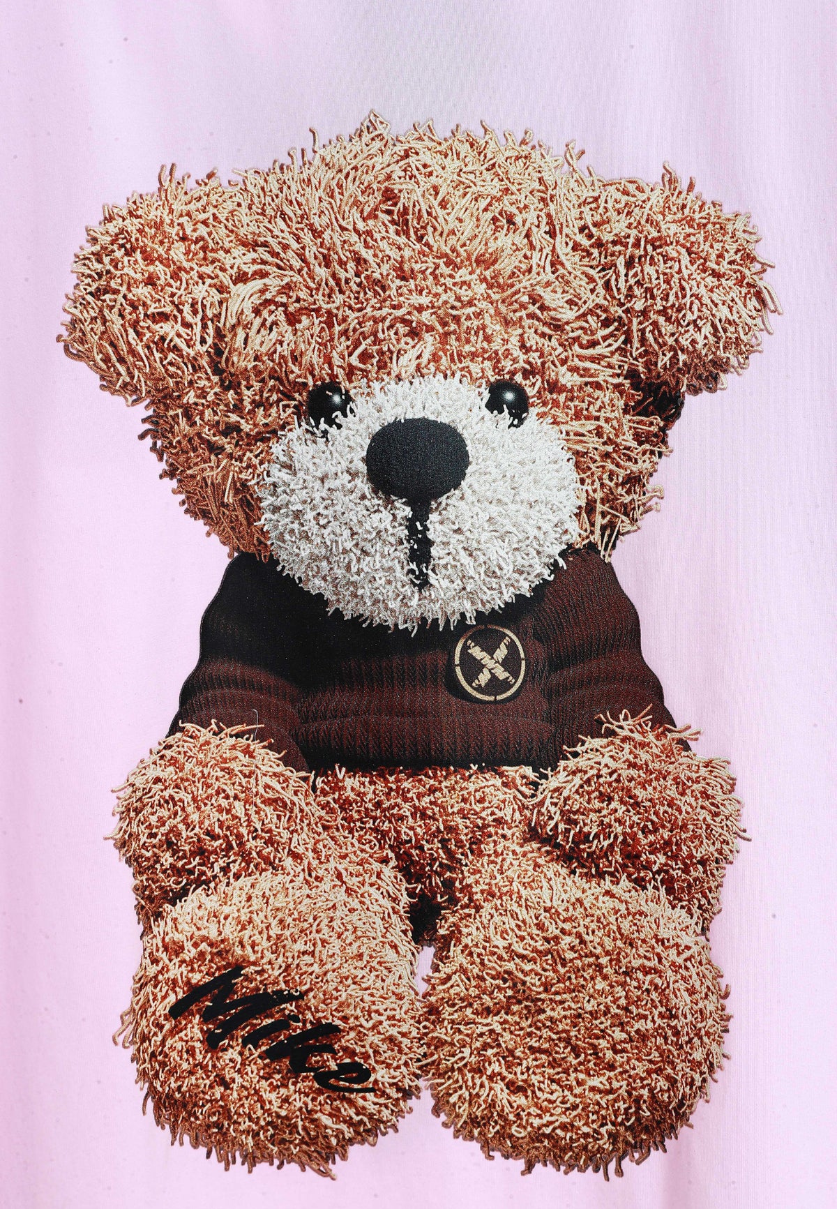 Camiseta TEDDY de corte regular con print Teddy en frontal y espalda | MWM [PS_COLORS:PINK]