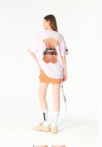 Camiseta TEDDY de corte regular con print Teddy en frontal y espalda | MWM [PS_COLORS:PINK]