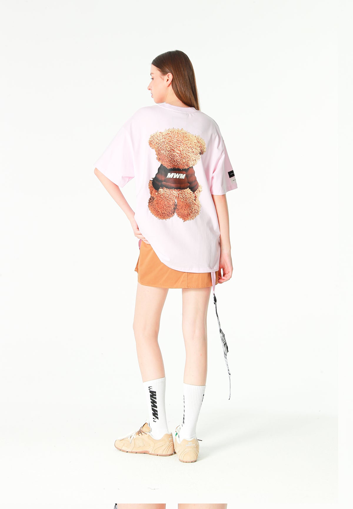 Camiseta TEDDY de corte regular con print Teddy en frontal y espalda | MWM [PS_COLORS:PINK]