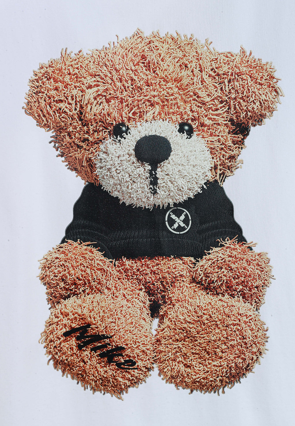 Camiseta TEDDY de corte regular con print Teddy en frontal y espalda | MWM [PS_COLORS:WHITE]