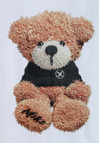 Camiseta TEDDY de corte regular con print Teddy en frontal y espalda | MWM [PS_COLORS:WHITE]