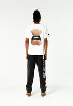 Camiseta TEDDY de corte regular con print Teddy en frontal y espalda | MWM [PS_COLORS:WHITE]