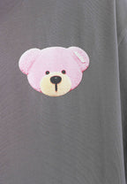 Camiseta TEDDY Mike Bag de corte regular con print en pecho y espalda | MWM [PS_COLORS:GREY]