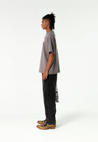 Camiseta TEDDY Mike Bag de corte regular con print en pecho y espalda | MWM [PS_COLORS:GREY]