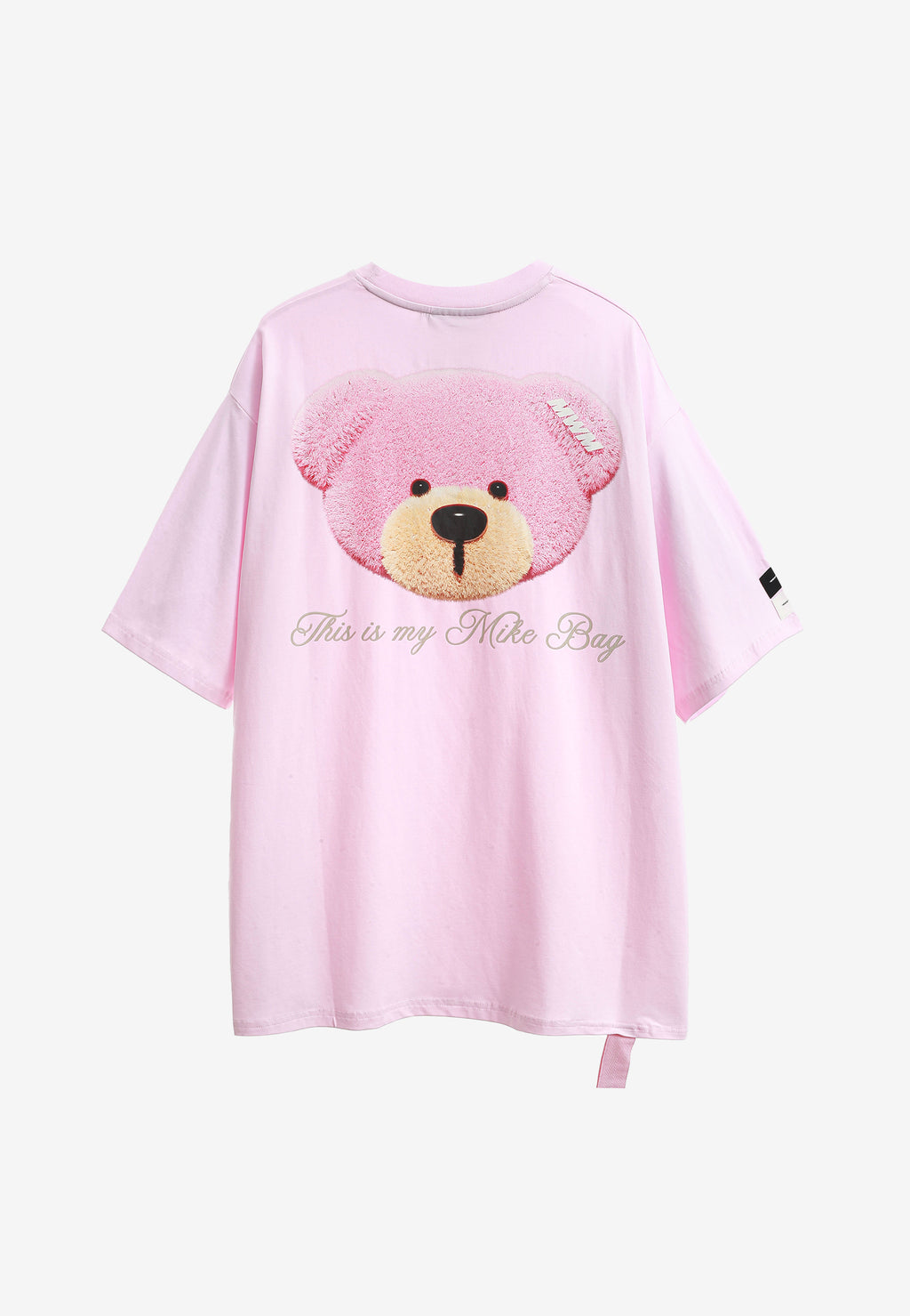 Camiseta TEDDY Mike Bag de corte regular con print en pecho y espalda | MWM [PS_COLORS:PINK]
