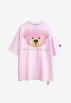 Camiseta TEDDY Mike Bag de corte regular con print en pecho y espalda | MWM [PS_COLORS:PINK]