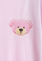 Camiseta TEDDY Mike Bag de corte regular con print en pecho y espalda | MWM [PS_COLORS:PINK]