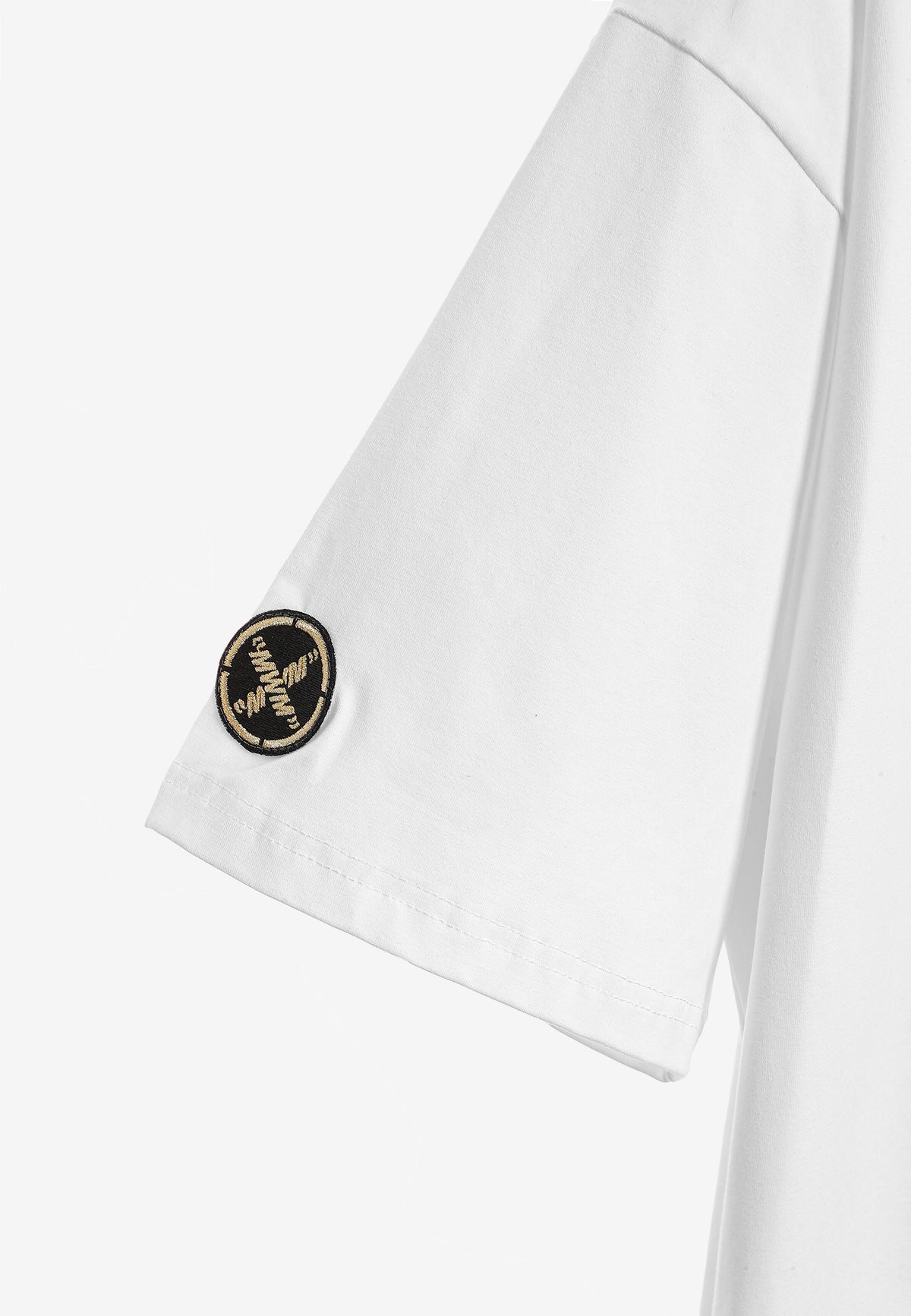 Camiseta Wings de corte relajado con alas de tachuelas en la espalda | MWM [PS_COLORS:WHITE]
