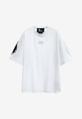 Camiseta Wings de corte relajado con parches Mini Wings en las mangas | MWM [PS_COLORS:WHITE]