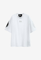 Camiseta Wings de corte relajado con parches Mini Wings en las mangas | MWM [PS_COLORS:WHITE]