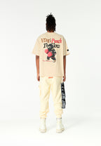 Camiseta Vanguard Dogs Punch de corte regular con print 3D en la espalda | MWM [PS_COLORS:ECRU]