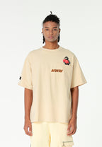 Camiseta Vanguard Dogs Punch de corte regular con print 3D en la espalda | MWM [PS_COLORS:ECRU]