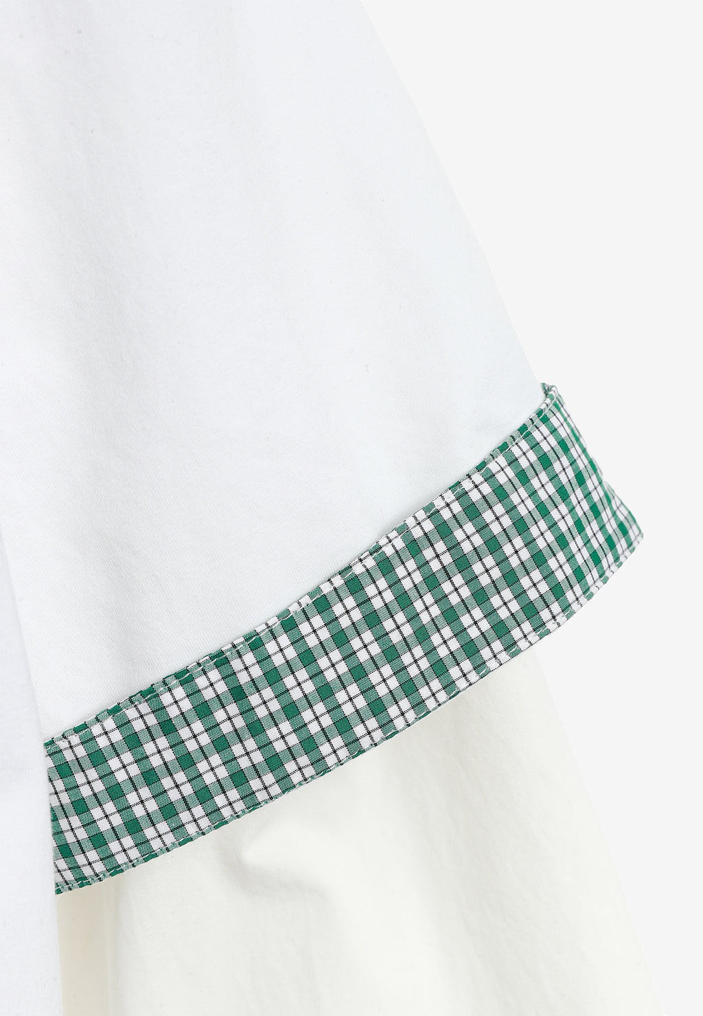 Camiseta de doble capa con manga larga de camisa y bolsillo frontal | MWM [PS_COLORS:WHITE]