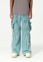 Pantalón cargo Vanguard Dogs de pierna ancha convertible en bermuda | MWM [PS_COLORS:UNASSIGNED]