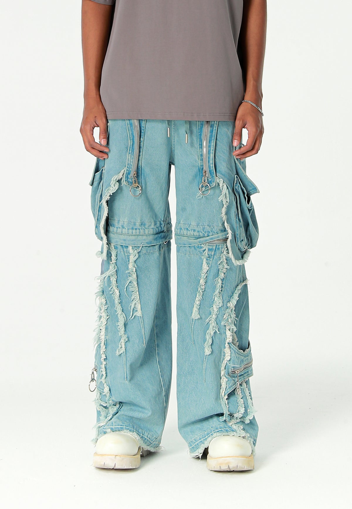 Pantalón cargo Vanguard Dogs de pierna ancha convertible en bermuda | MWM [PS_COLORS:UNASSIGNED]