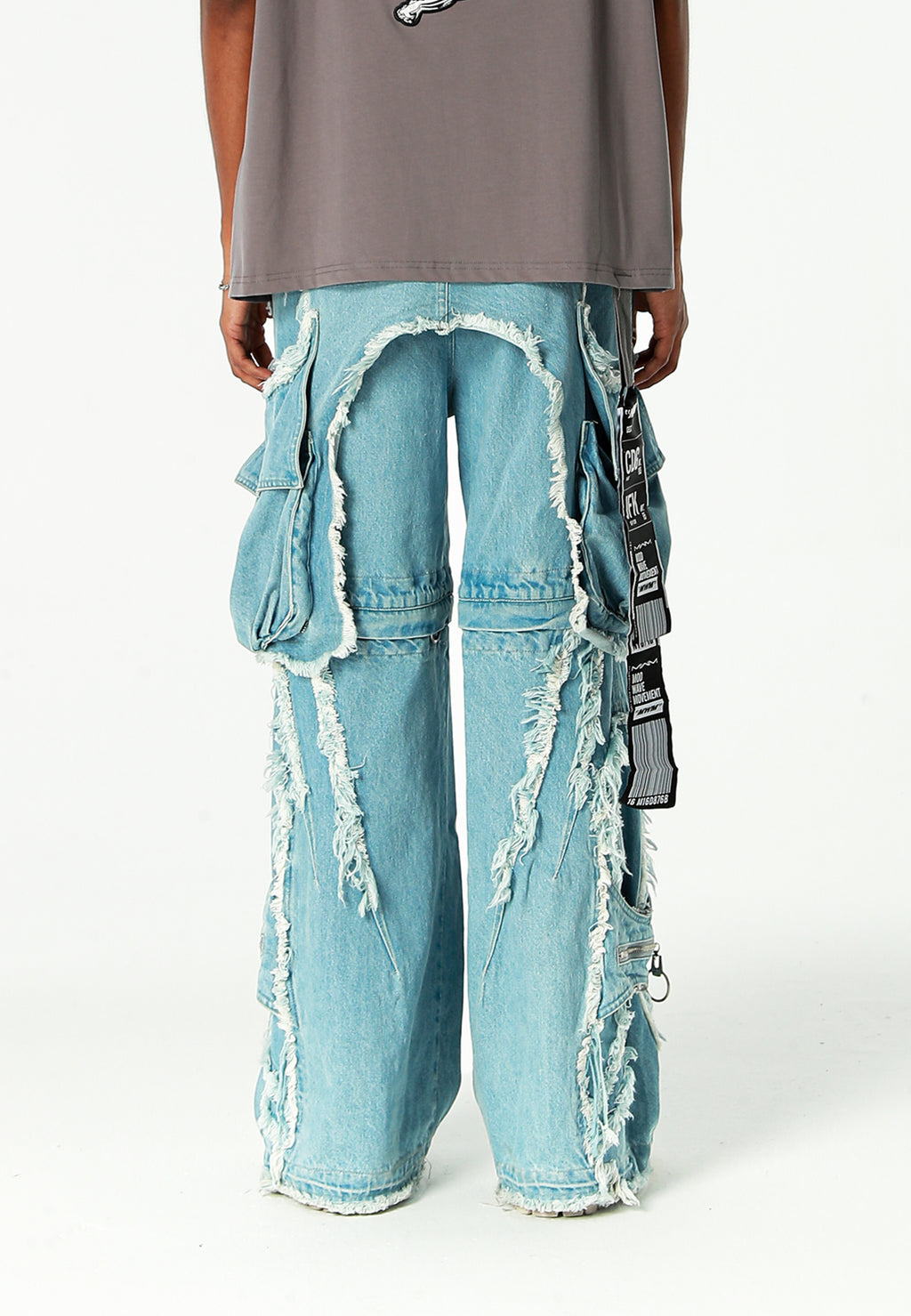 Pantalón cargo Vanguard Dogs de pierna ancha convertible en bermuda | MWM [PS_COLORS:UNASSIGNED]