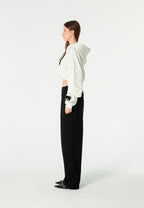 Pantalón Básico con pinzas, bajos ajustables y cadena lateral | MWM [PS_COLORS:BLACK]