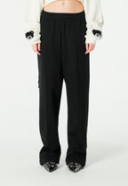 Pantalón Básico con pinzas, bajos ajustables y cadena lateral | MWM [PS_COLORS:BLACK]