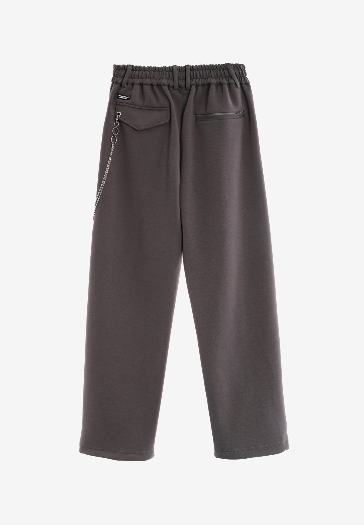 Pantalón Básico con pinzas, bajos ajustables y cadena lateral | MWM [PS_COLORS:GREY]