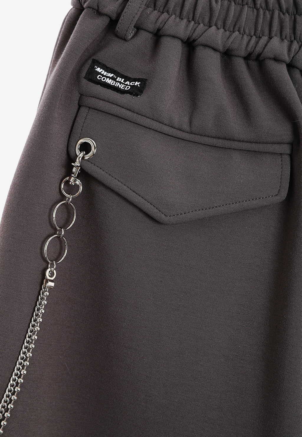 Pantalón Básico con pinzas, bajos ajustables y cadena lateral | MWM [PS_COLORS:GREY]