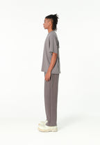 Pantalón Básico con pinzas, bajos ajustables y cadena lateral | MWM [PS_COLORS:GREY]