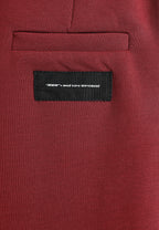Pantalón palazzo de mujer de pierna ancha con efecto faja y tachuelas laterales | MWM [PS_COLORS:BURGUNDY]