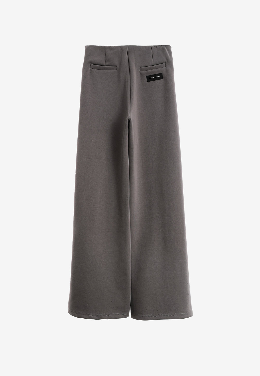 Pantalón palazzo de mujer de pierna ancha con efecto faja y tachuelas laterales | MWM [PS_COLORS:GREY]