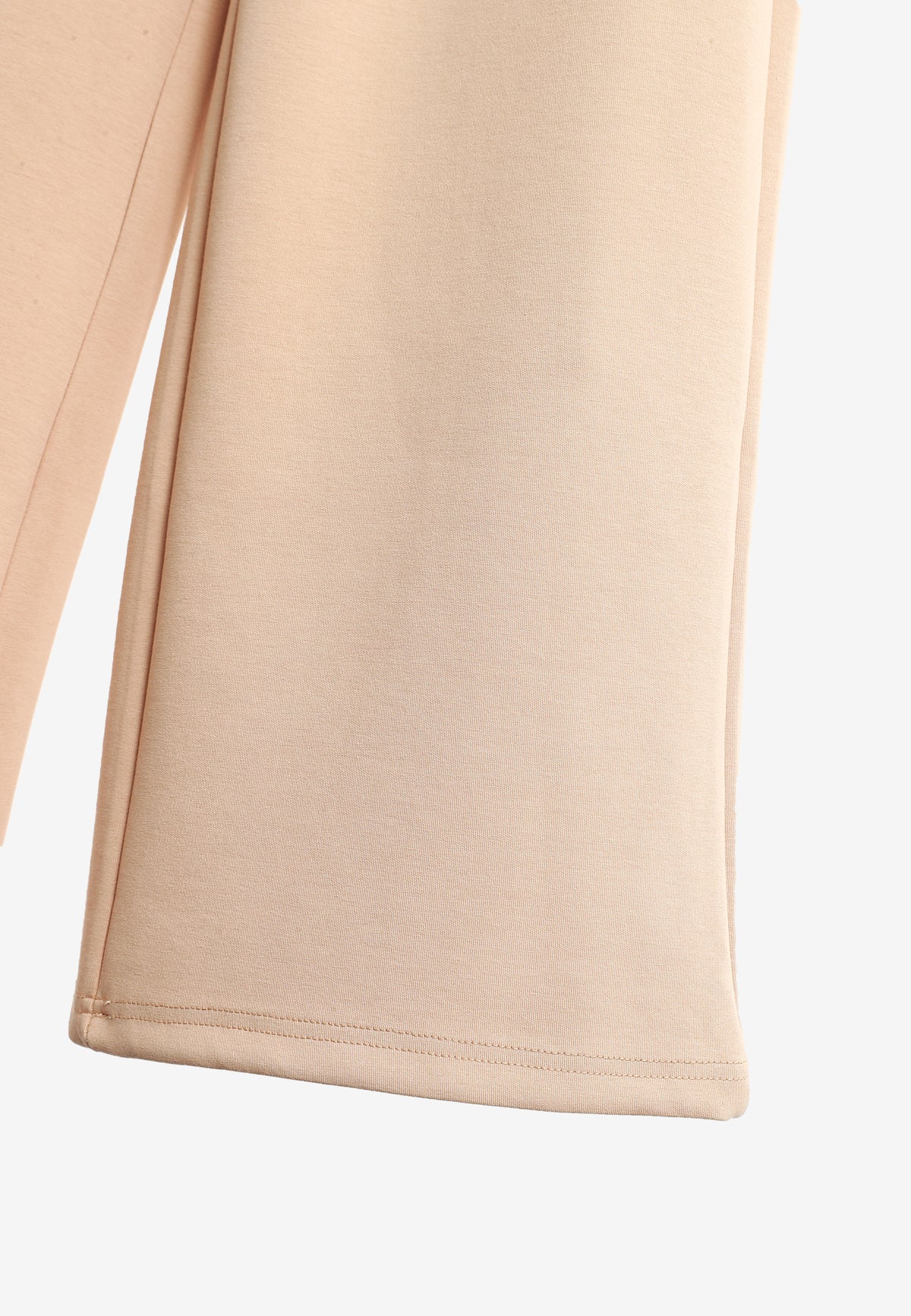 Pantalón palazzo de mujer de pierna ancha con efecto faja | MWM [PS_COLORS:BEIGE]