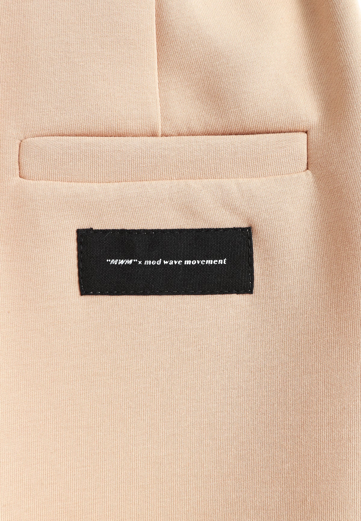 Pantalón palazzo de mujer de pierna ancha con efecto faja | MWM [PS_COLORS:BEIGE]