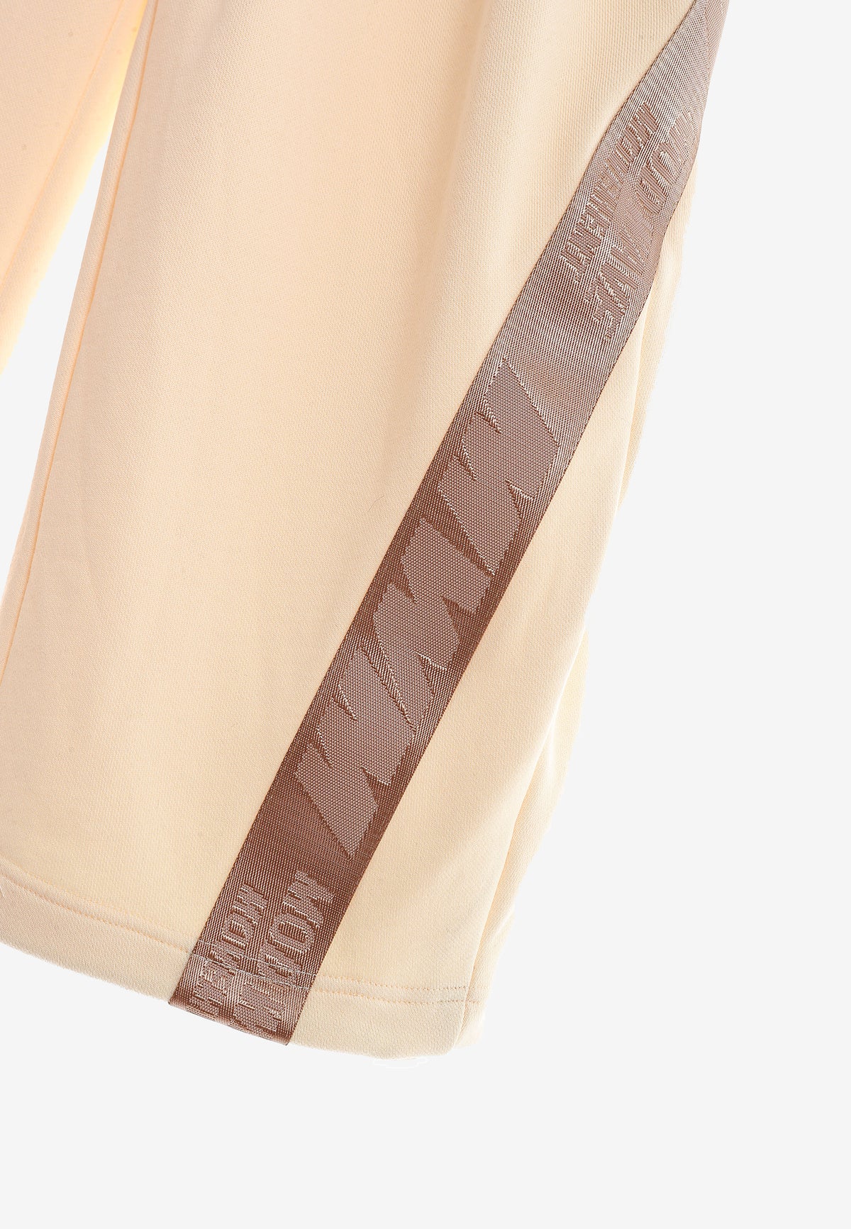 Pantalón barrel con cintas asimétricas MWM y bajos ajustables | MWM [PS_COLORS:BEIGE]