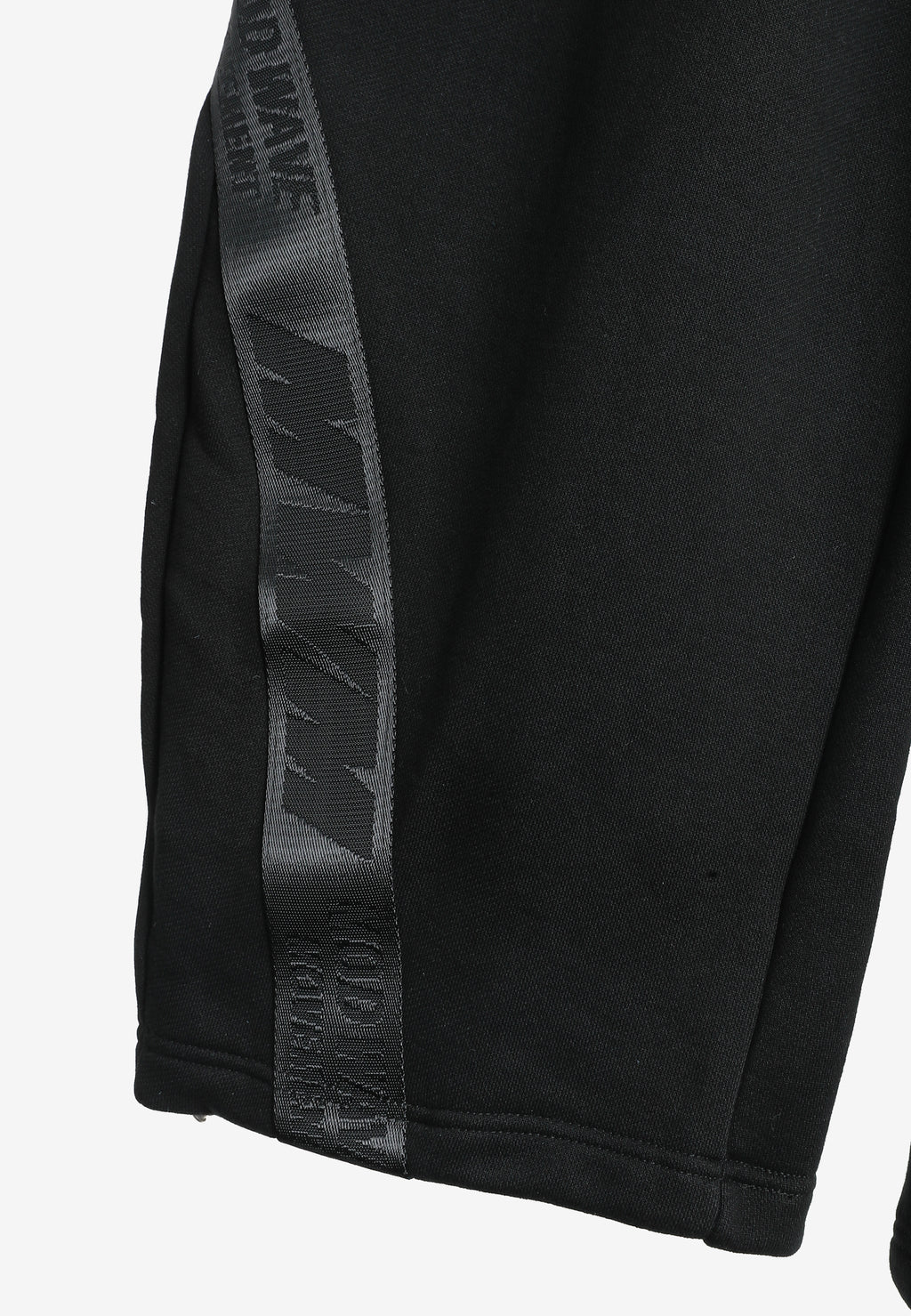 Pantalón barrel con cintas asimétricas MWM y bajos ajustables | MWM [PS_COLORS:BLACK]