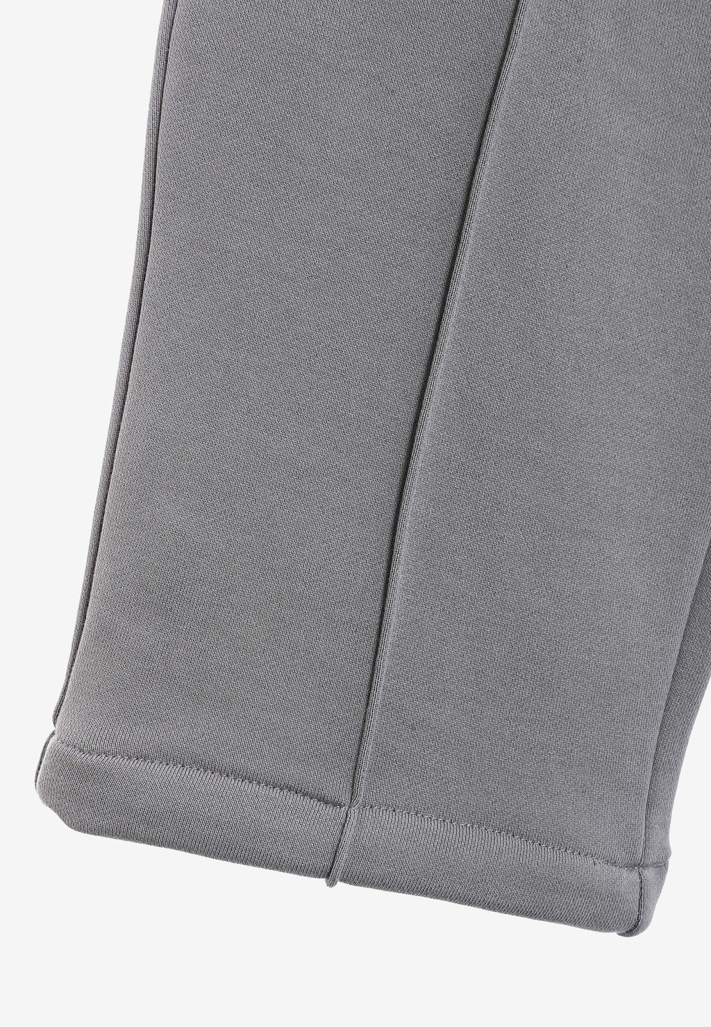 Pantalón basico de algodón de corte recto y relajado con cintura elástica | MWM [PS_COLORS:GREY]