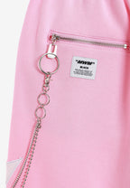 Pantalón jogger Wings con parches de estrellas y cadena lateral | MWM [PS_COLORS:PINK]