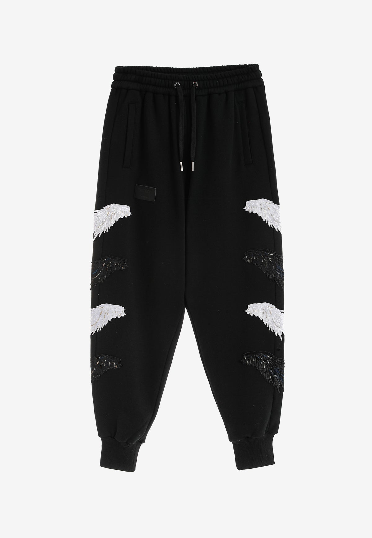 Pantalón jogger Wings con parches Mini Wings en los laterales | MWM [PS_COLORS:BLACK]