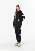 Pantalón jogger Wings con parches Mini Wings en los laterales | MWM [PS_COLORS:BLACK]