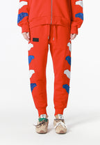 Pantalón jogger Wings con parches Mini Wings en los laterales | MWM [PS_COLORS:RED]
