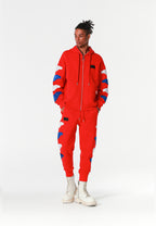 Pantalón jogger Wings con parches Mini Wings en los laterales | MWM [PS_COLORS:RED]