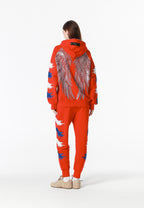 Pantalón jogger Wings con parches Mini Wings en los laterales | MWM [PS_COLORS:RED]