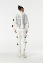 Pantalón jogger Wings con parches Mini Wings en los laterales | MWM [PS_COLORS:WHITE]
