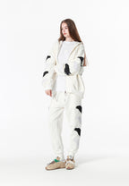 Pantalón jogger Wings con parches Mini Wings en los laterales | MWM [PS_COLORS:WHITE]