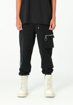 Pantalón jogger Vanguard Dogs con bolsillo cargo lateral y bordado trasero | MWM [PS_COLORS:BLACK]